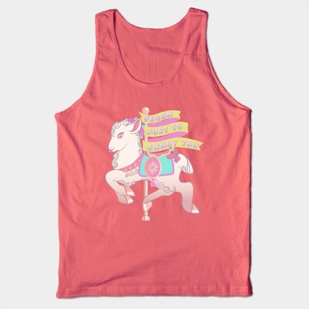 Vegan just to annoy you Tank Top by BubblegumGoat